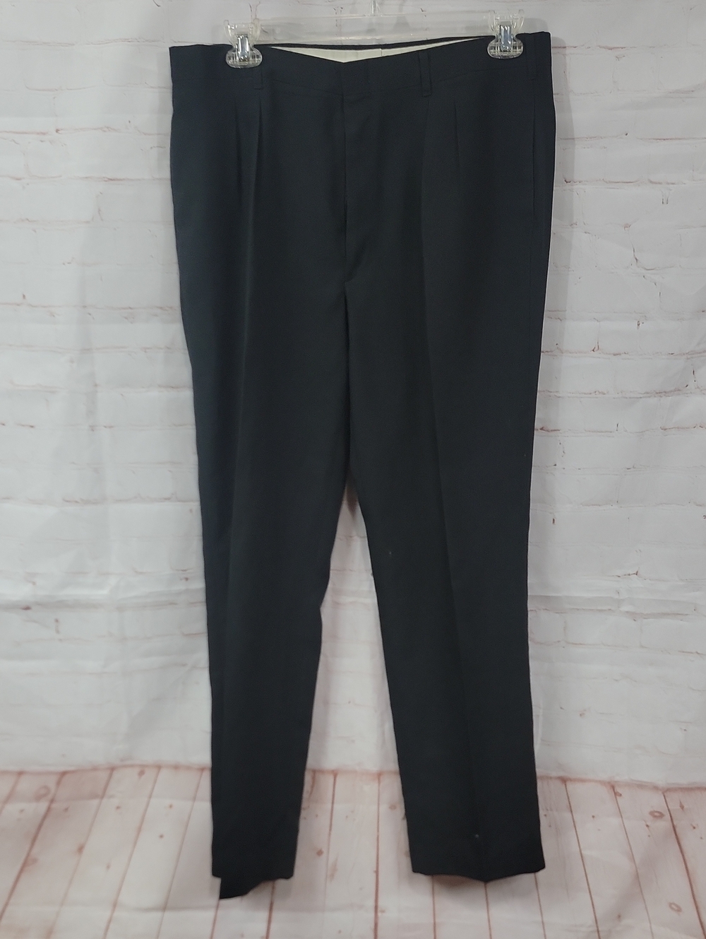 Men's Black Dress Pants - Classic Tailored Fit